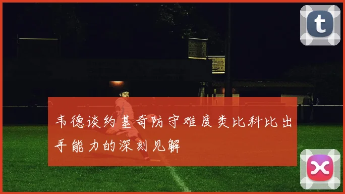 韦德谈约基奇防守难度类比科比出手能力的深刻见解
